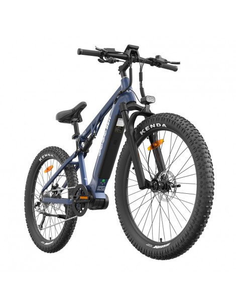 GOGOBEST GM27 Bicicletta elettrica 48V 350W Motore centrale Freno a disco idraulico - Blu Latest fashion