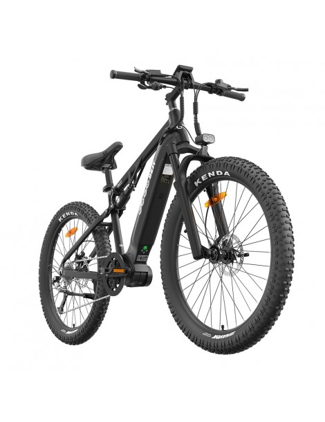 GOGOBEST GM27 Bicicletta elettrica 48V 350W Motore centrale Freno a disco idraulico - Nero Online Outlet