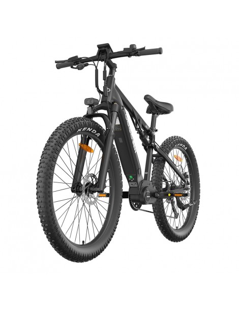 GOGOBEST GM27 Bicicletta elettrica 48V 350W Motore centrale Freno a disco idraulico - Nero Online Outlet