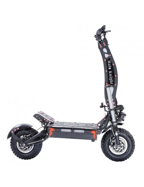 Halo Knight T107 Max 14 pollici Off-Road Pneumatici Scooter elettrico pieghevole 2*4000W Motori 72V 50Ah Batteria Offerta temporanea