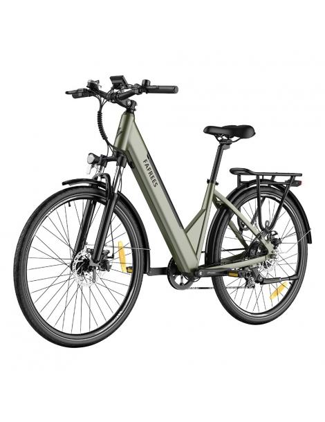 FAFREES F28 Pro Bicicletta elettrica da città Step-Through -Verde Enormi risparmi