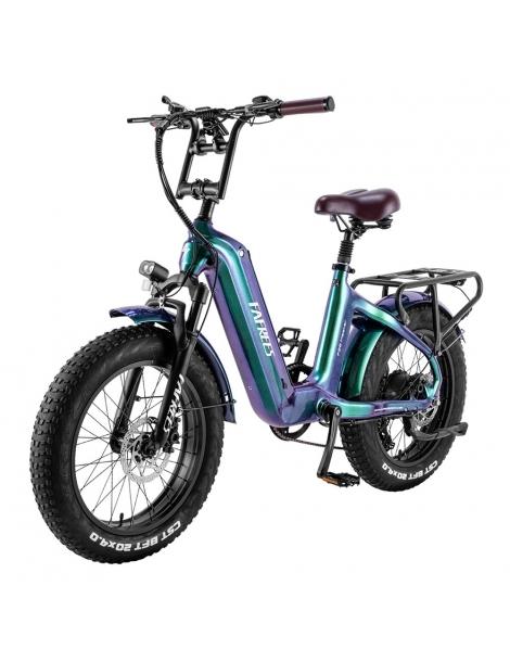 FAFREES F20 Master E-bike 20*4.0 pollici pneumatico 500W trazione posteriore 25km/h velocità massima-Verde Prezzo basso