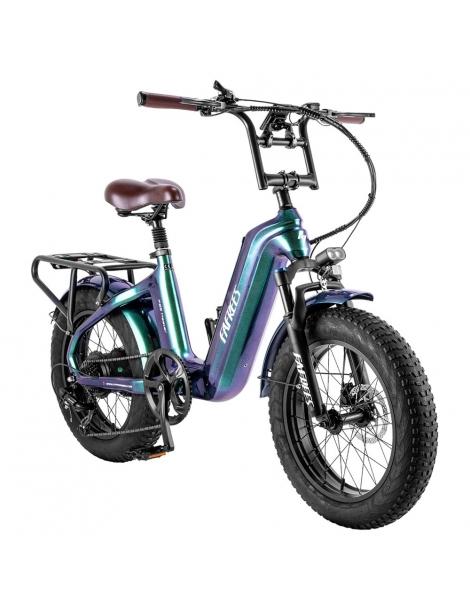 FAFREES F20 Master E-bike 20*4.0 pollici pneumatico 500W trazione posteriore 25km/h velocità massima-Verde Prezzo basso