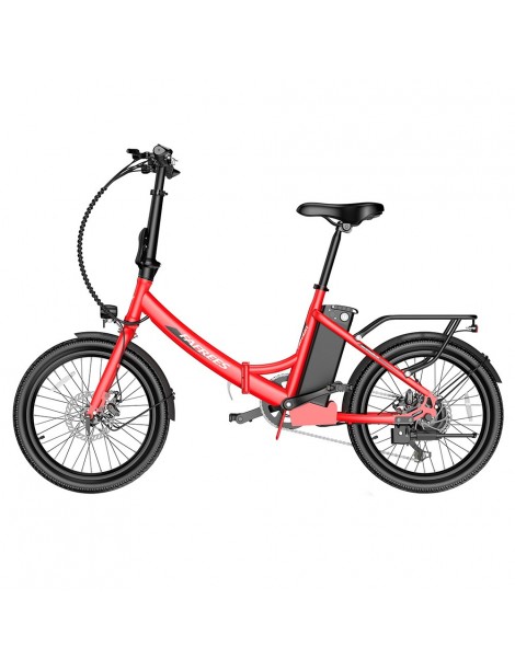 FAFREES F20 Light 20*1.95'' Pneumatico Bicicletta elettrica pieghevole da città motore 48V 250W batteria 14.5Ah - Rosso Offerta settimanale