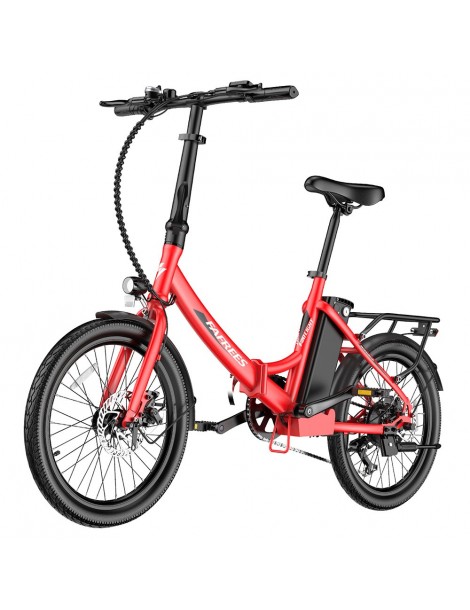 FAFREES F20 Light 20*1.95'' Pneumatico Bicicletta elettrica pieghevole da città motore 48V 250W batteria 14.5Ah - Rosso Offerta settimanale
