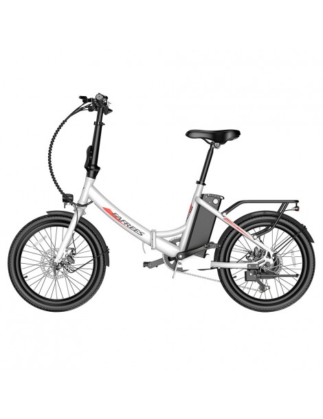 FAFREES F20 Light 20*1.95'' Pneumatico Bicicletta elettrica pieghevole da città motore 48V 250W batteria 14.5Ah - Bianco Ultimo giorno