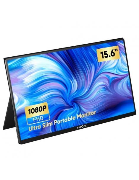 ARZOPA 15 6" Monitor portatile 1920*1080 frequenza di aggiornamento 60Hz Solo un giorno rimasto