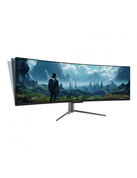 TITAN ARMY C49SHC Monitor da gioco 32:9 49 pollici DFHD 3840×1080 a schermo maggiorato pannello CSOT HVA curvo 1500R Promozione