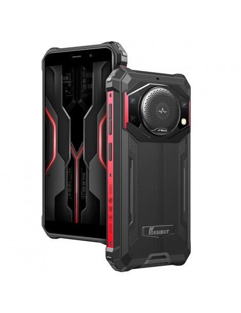 FOSSiBOT F101P Smartphone robusto 4GB 64GB tripla fotocamera AI altoparlante 123dB MediaTek Helio P22 Octa-Core - Rosso