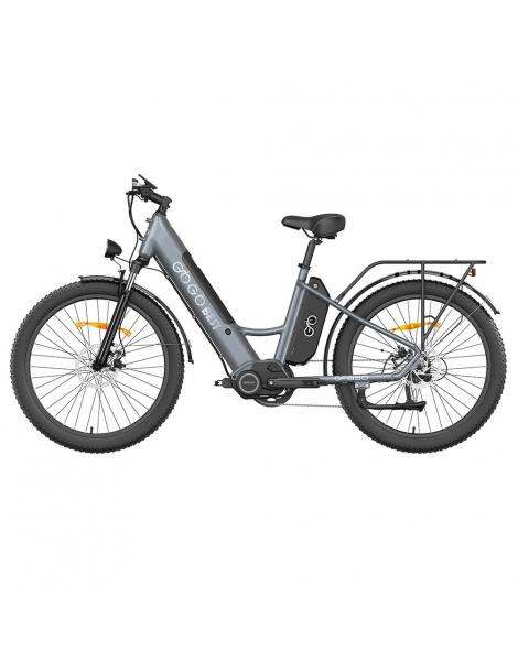 GOGOBEST GF850 26 * 3 pollici pneumatici bicicletta elettrica con motore centrale 500W motore 2 * 10.4Ah batterie - Grigio In Saldo