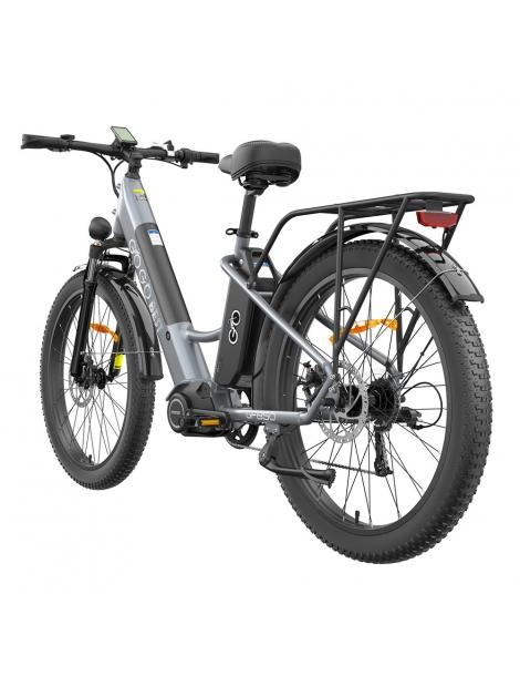 GOGOBEST GF850 26 * 3 pollici pneumatici bicicletta elettrica con motore centrale 500W motore 2 * 10.4Ah batterie - Grigio In Saldo