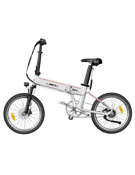 PVY LIBON Bicicletta elettrica pieghevole da città motore 500W 36V 20.4Ah pneumatici 20*2.5” 25km/h 260km - Argento Fornitura limitata