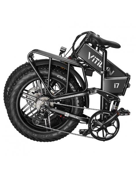 Vitilan I7 Pro 3.0 Bicicletta elettrica motore 750W 48V 20Ah pneumatico grasso 20*4.0 pollici 45km/h 80Nm 110km - Nero Black Friday