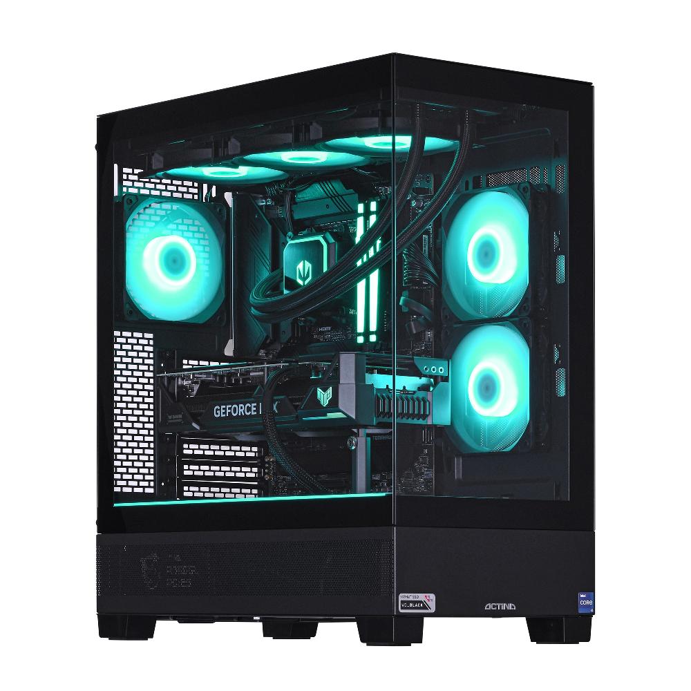 Actina 5901443383086 PC Intel® Core™ i5 i5-14600KF 32 GB DDR5-SDRAM 1 TB SSD NVIDIA GeForce RTX 4070 Ti Super Midi Tower Nero