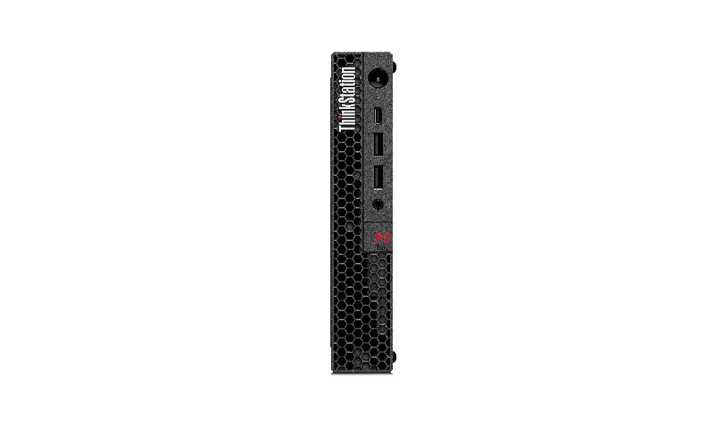 Lenovo ThinkStation P3 Tiny Intel® Core™ i7 i7-14700T 32 GB DDR5-SDRAM 1 TB SSD NVIDIA T400 Windows 11 Pro Mini PC Stazione di