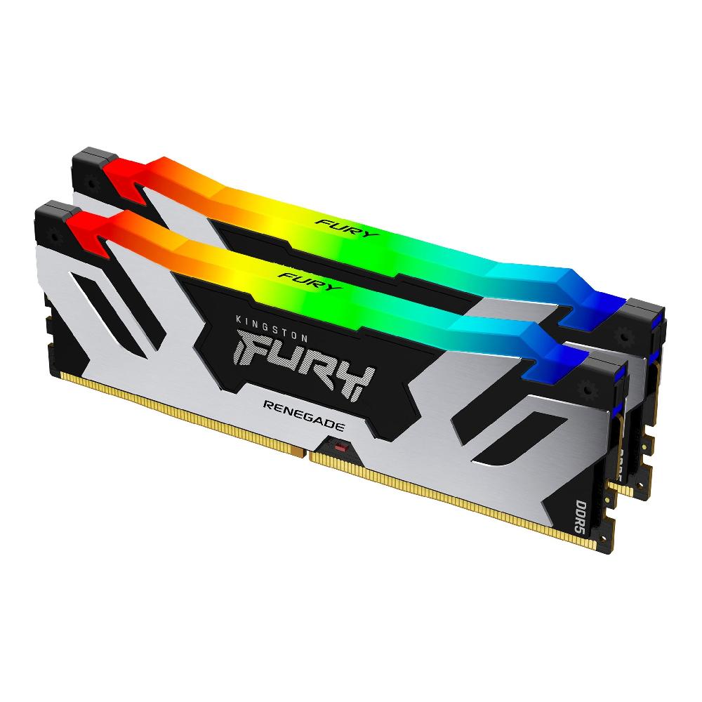 Kingston Technology FURY 32GB 6400MT/s DDR5 CL32 DIMM (Kit da 2) Renegade RGB Negozi Online
