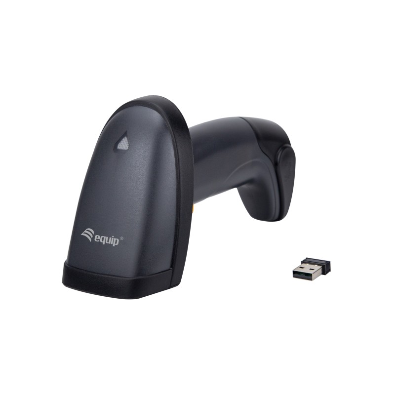 Equip 351024 Lettore di codici a barre portatile 1D/2D LED Nero Soddisfazione Garantita