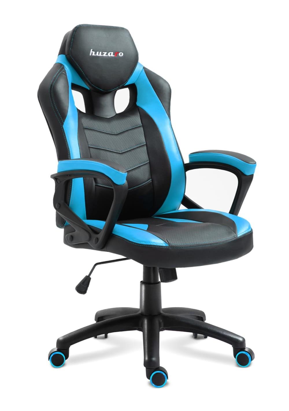 Huzaro FORCE 2.5 Poltrona per gaming Seduta imbottita Nero Blu Prezzo Ridotto