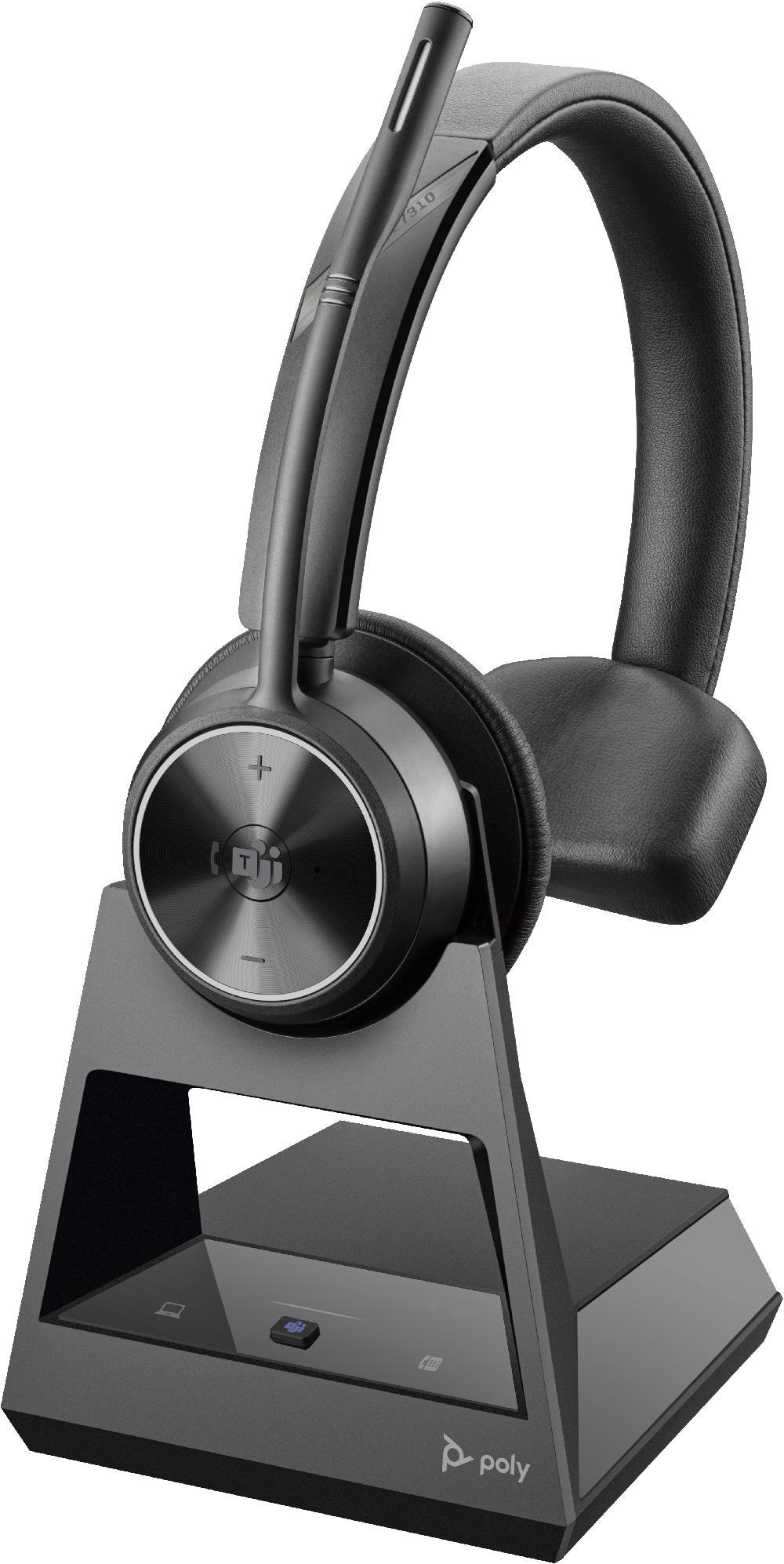 POLY Cuffie monoaurali Savi 7310 certificate per Microsoft Teams DECT 1880-1900 Mhz Top