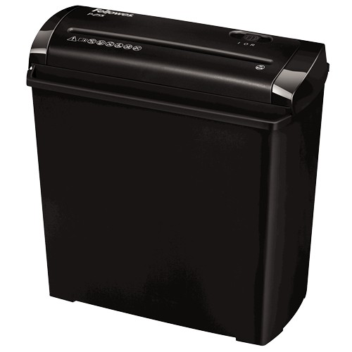 Fellowes P-25S distruggi documenti Taglio a striscia 22 cm Nero Grigio