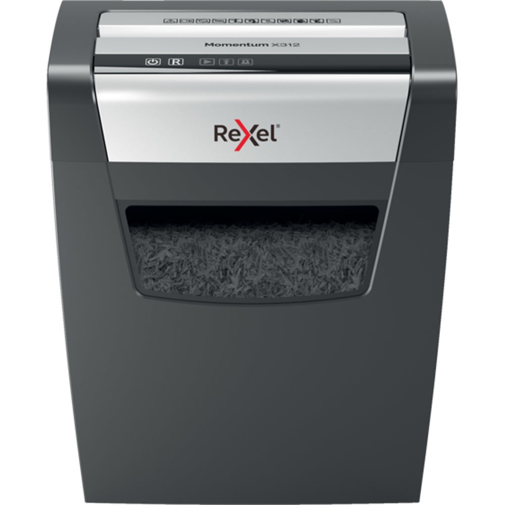 Rexel Momentum X312 distruggi documenti Taglio a particelle Nero Grigio Negozi Online