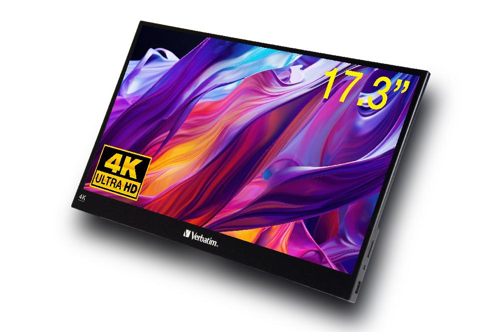 Verbatim 32239 Monitor PC 43 9 cm (17.3") 3840 x 2160 Pixel 4K Ultra HD LCD Touch screen Nero