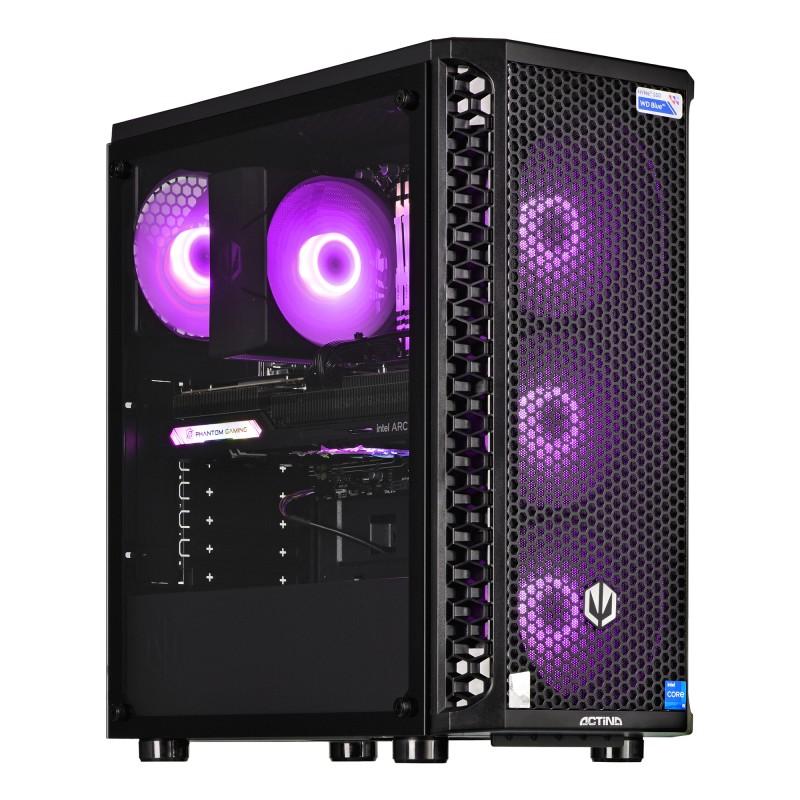 Actina 5901443329213 PC Midi Tower AMD Ryzen™ 5 5500 16 GB DDR4-SDRAM 500 SSD Radeon RX 6600 Nero