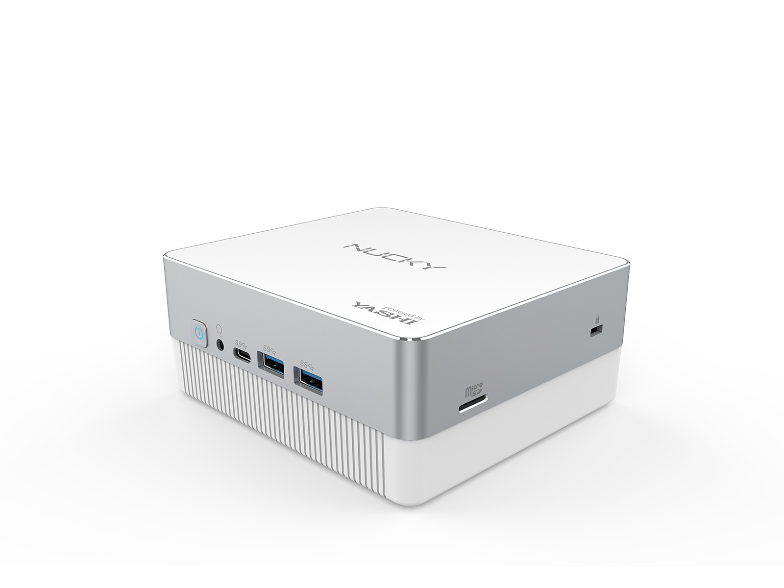YASHI NUCKY I5-1135G7 8GB 256SSD SHARED WIN11PRO Mini PC Intel® Core™ i5 DDR4-SDRAM 256 GB SSD Windows 11 Pro Bianco