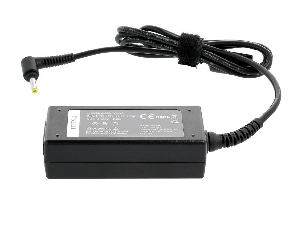notebook charger mitsu 20V 2.25A (4.0X1.7) LENOVO 45W Affare Del Giorno
