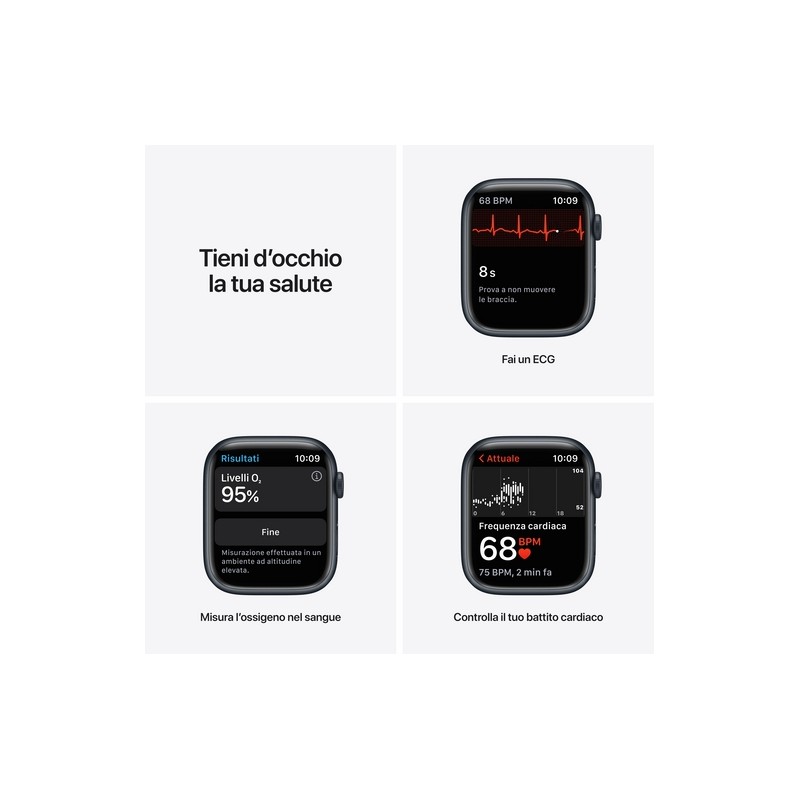 APPLE USATO PREMIUM Apple Watch Nike Series 7 GPS+Cellular 45mm Fino Al -60%