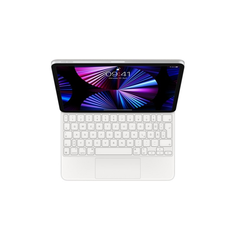 APPLE MAGIC KEYBOARD FOR IPAD PRO 11-INCH (3RD GEN) AND IPAD AIR (4TH GEN) - GERMAN - WHITE - (MIN. 10PZ)