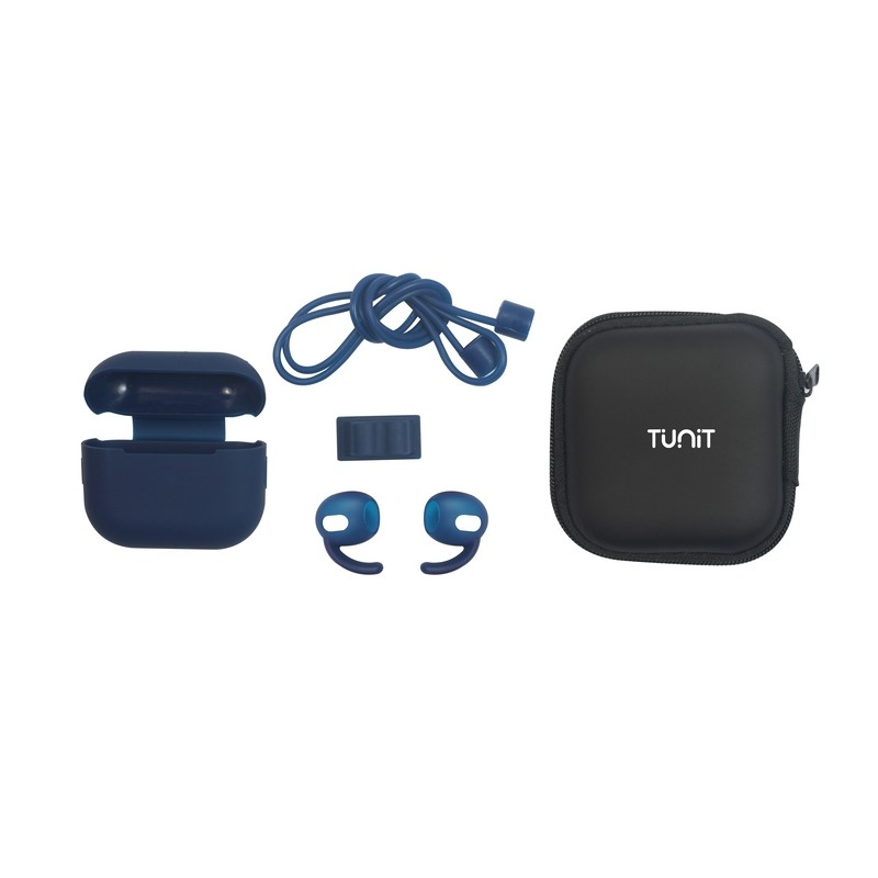 TUNIT Cover AirPods Apple 3a Generazione in Silicone - Blue Navy 2025