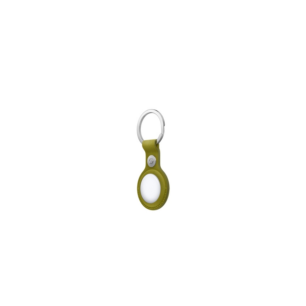 APPLE AirTag FineWoven Key Ring - Chartreuse In Linea