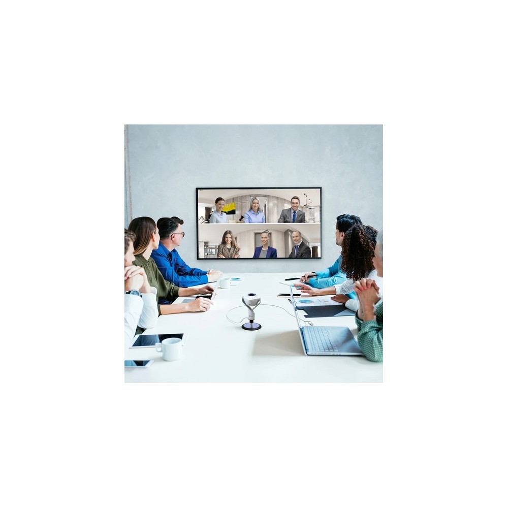 j5create 360° AI-Powered Webcam with Speakerphone Presa