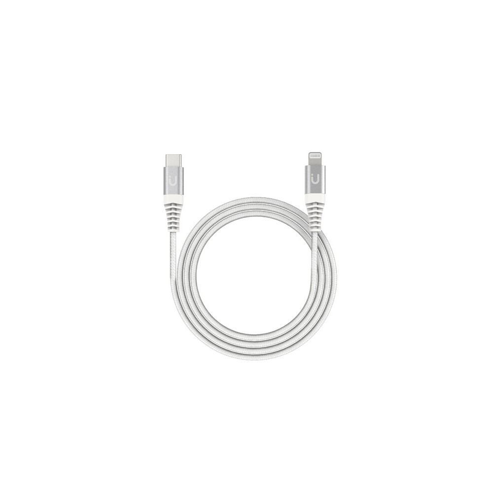 TUNIT Cavo di ricarica nylon intrecciato USB-C / Lightning - 1mt In Vendita