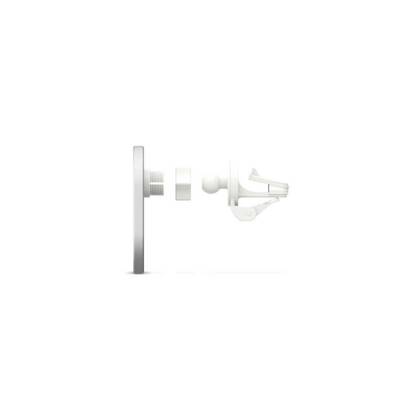 EPICO EPICO ELLIPSE MAGNETIC CAR CHARGER 15W/10W/7 5W + 18W USB-A CHARGER - white I Più Venduti