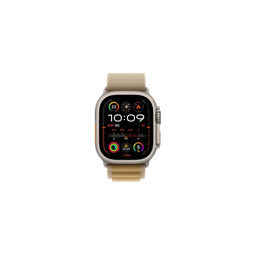 APPLE Apple Watch Ultra 2 GPS + Cellular 49mm Natural Titanium Case with Tan Alpine Loop - Medium Vendita