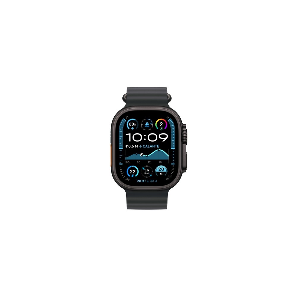APPLE Apple Watch Ultra 2 GPS + Cellular 49mm Black Titanium Case with Black Ocean Band Qualità Garantita