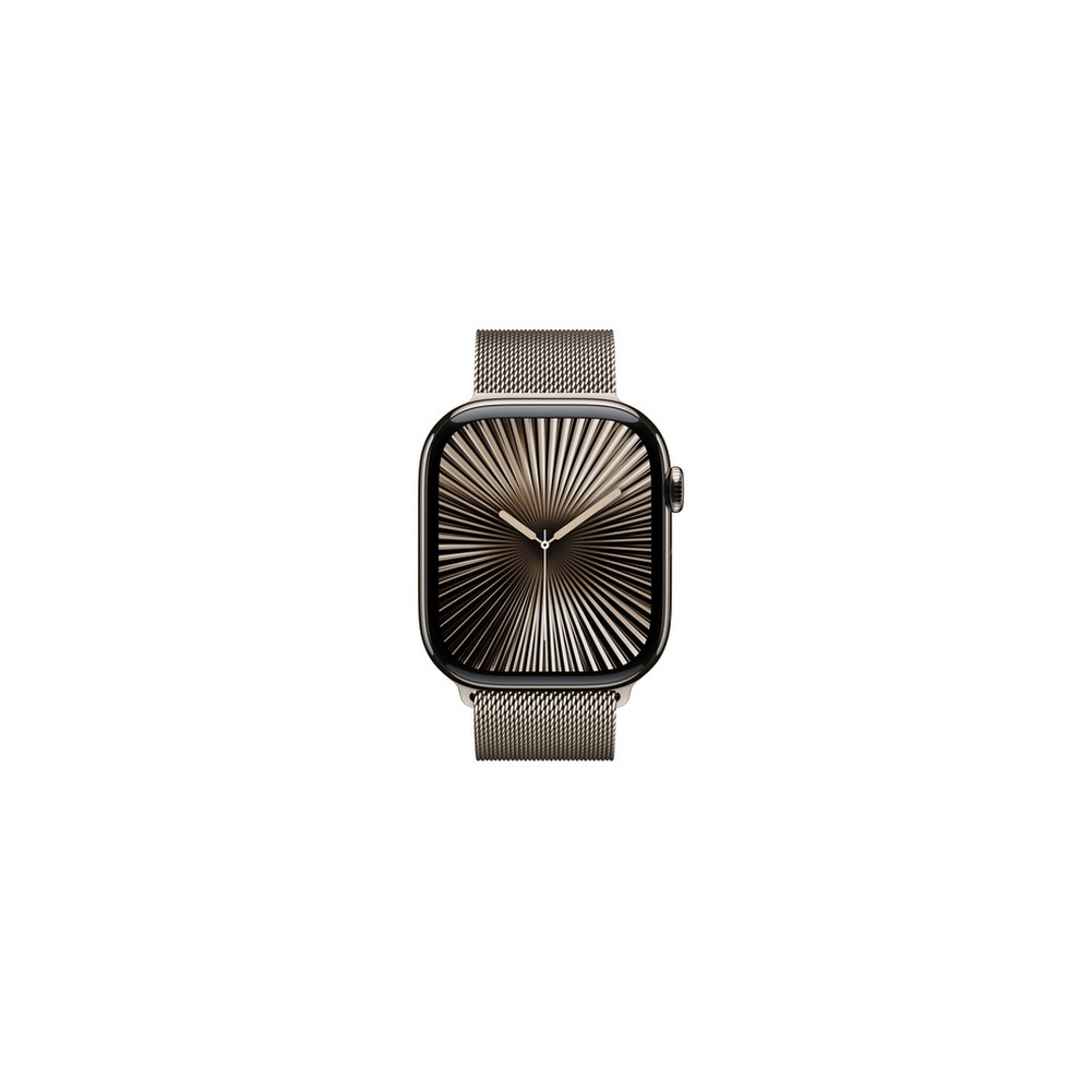 APPLE Apple Watch Series 10 GPS + Cellular 46mm Natural Titanium Case with Natural Milanese Loop - S/M Novità