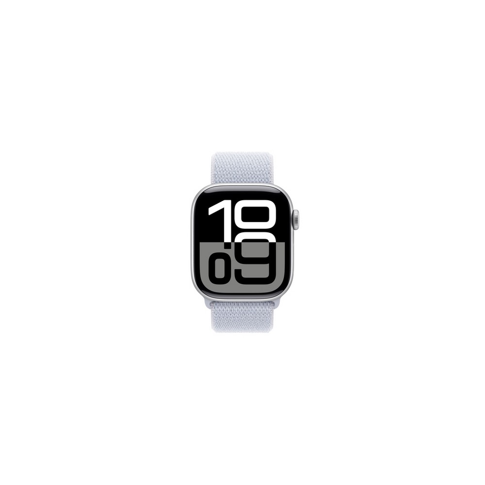 APPLE Apple Watch Series 10 GPS 42mm Silver Aluminium Case with Blue Cloud Sport Loop Online