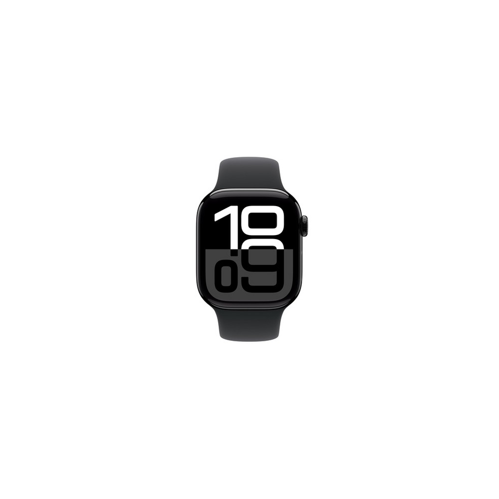 APPLE Apple Watch Series 10 GPS 42mm Jet Black Aluminium Case with Black Sport Band - S/M Outlet