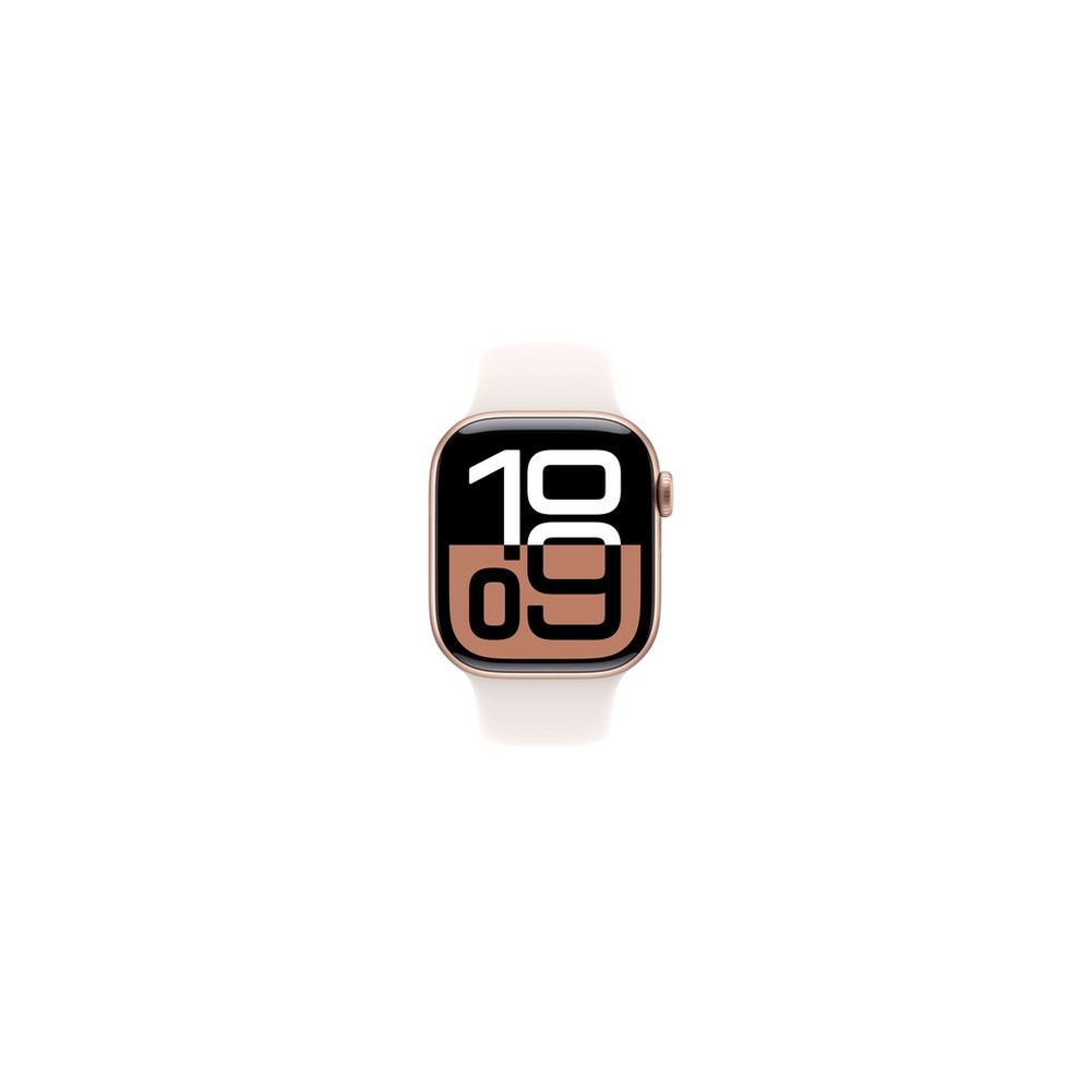 APPLE Apple Watch Series 10 GPS + Cellular 42mm Rose Gold Aluminium Case with Light Blush Sport Band - M/L Fornitura limitata
