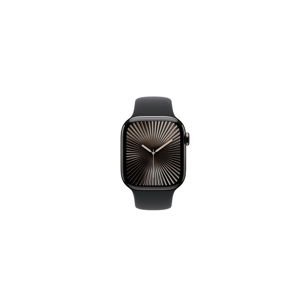 APPLE Apple Watch Series 10 GPS + Cellular 42mm Slate Titanium Case with Black Sport Band - M/L Offerta natalizia
