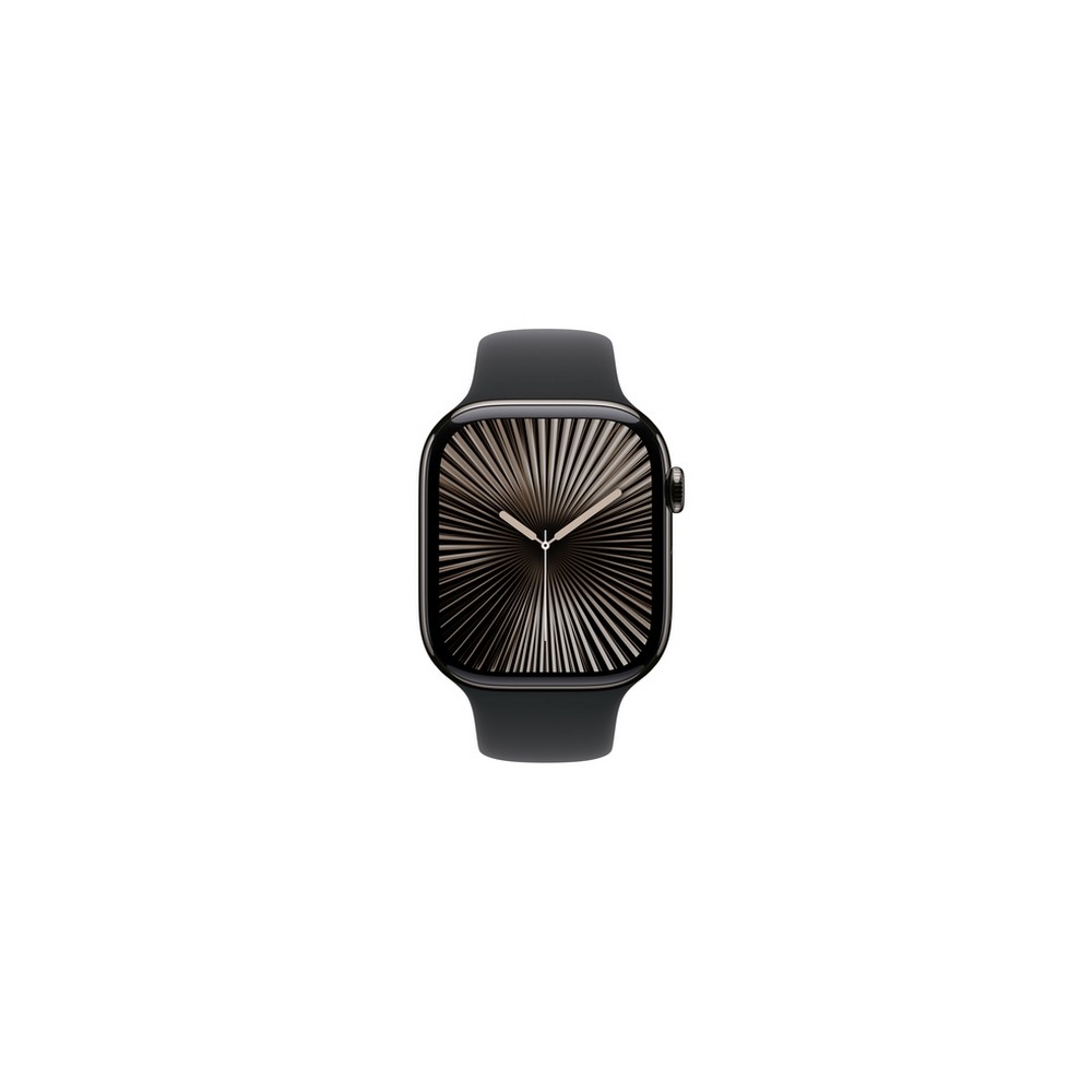 APPLE Apple Watch Series 10 GPS + Cellular 46mm Slate Titanium Case with Black Sport Band - M/L Grandi sconti