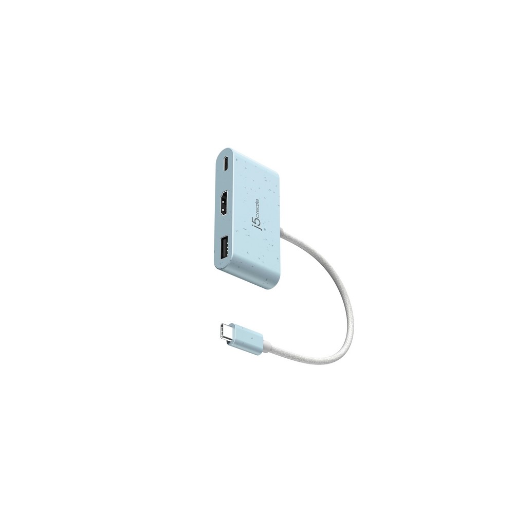 j5create Eco-Friendly USB-C to HDMI & USB Type-A with Power Delivery Promozione Limitata