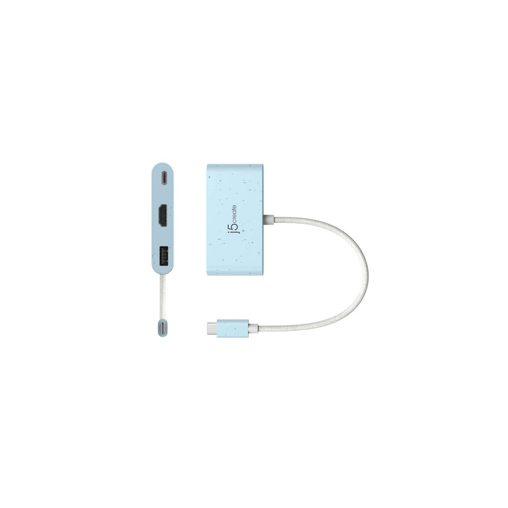 j5create Eco-Friendly USB-C to HDMI & USB Type-A with Power Delivery Promozione Limitata