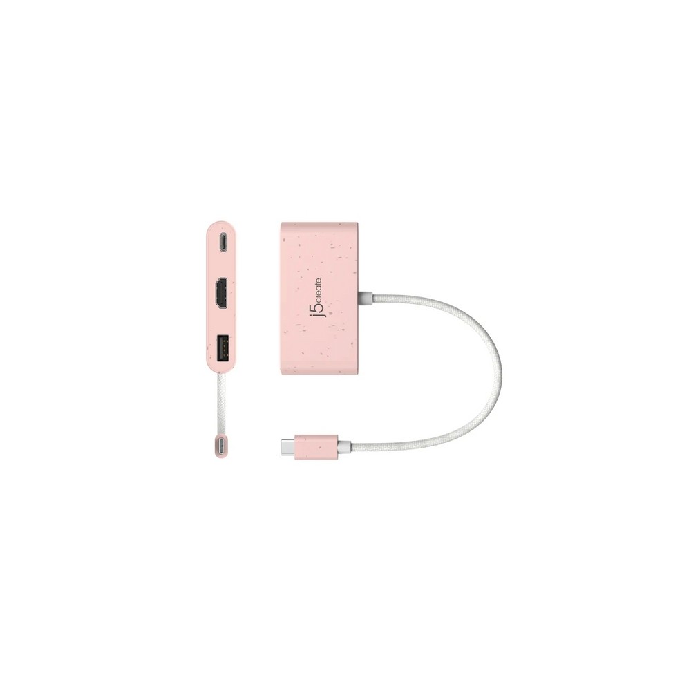 j5create Eco-Friendly USB-C to HDMI & USB Type-A with Power Delivery Fino Al -60%