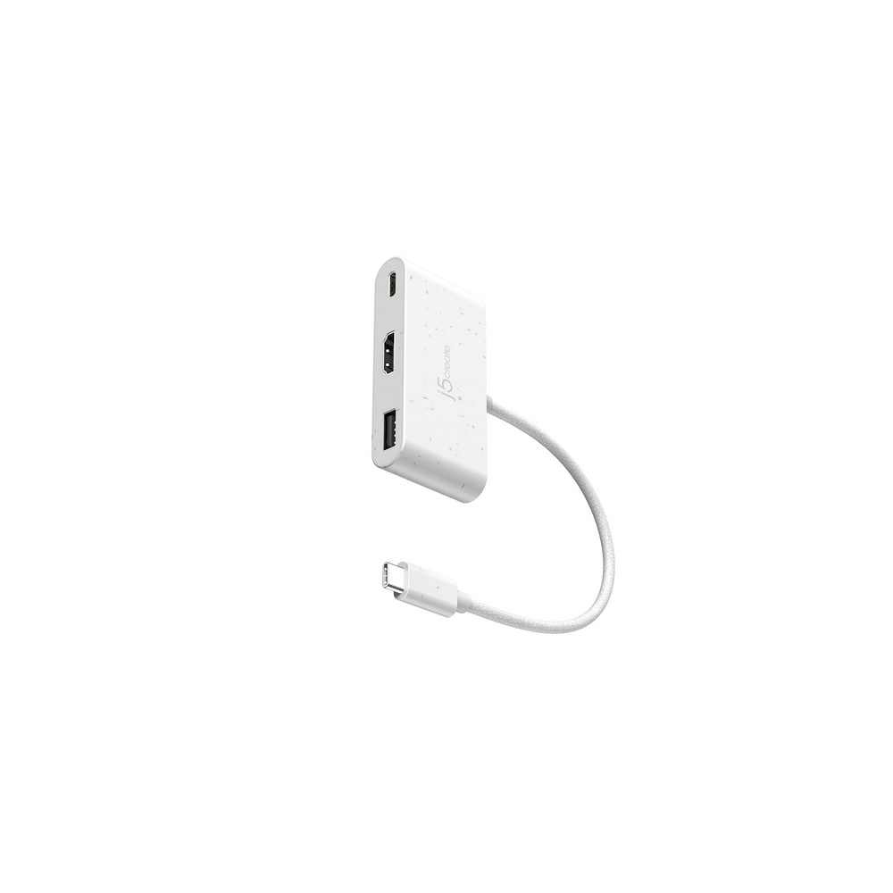 j5create Eco-Friendly USB-C to HDMI & USB Type-A with Power Delivery Shopping Online