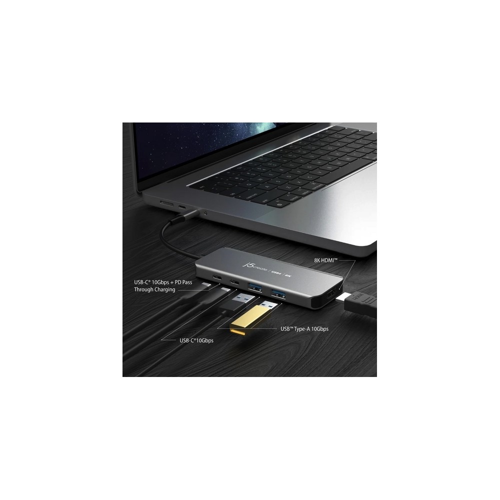 j5create USB4 8K60 Slim Hub Novità
