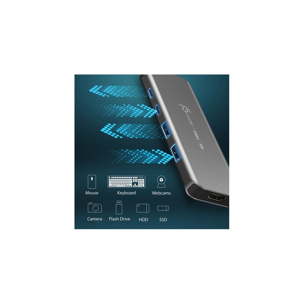 j5create USB4 8K60 Slim Hub Novità
